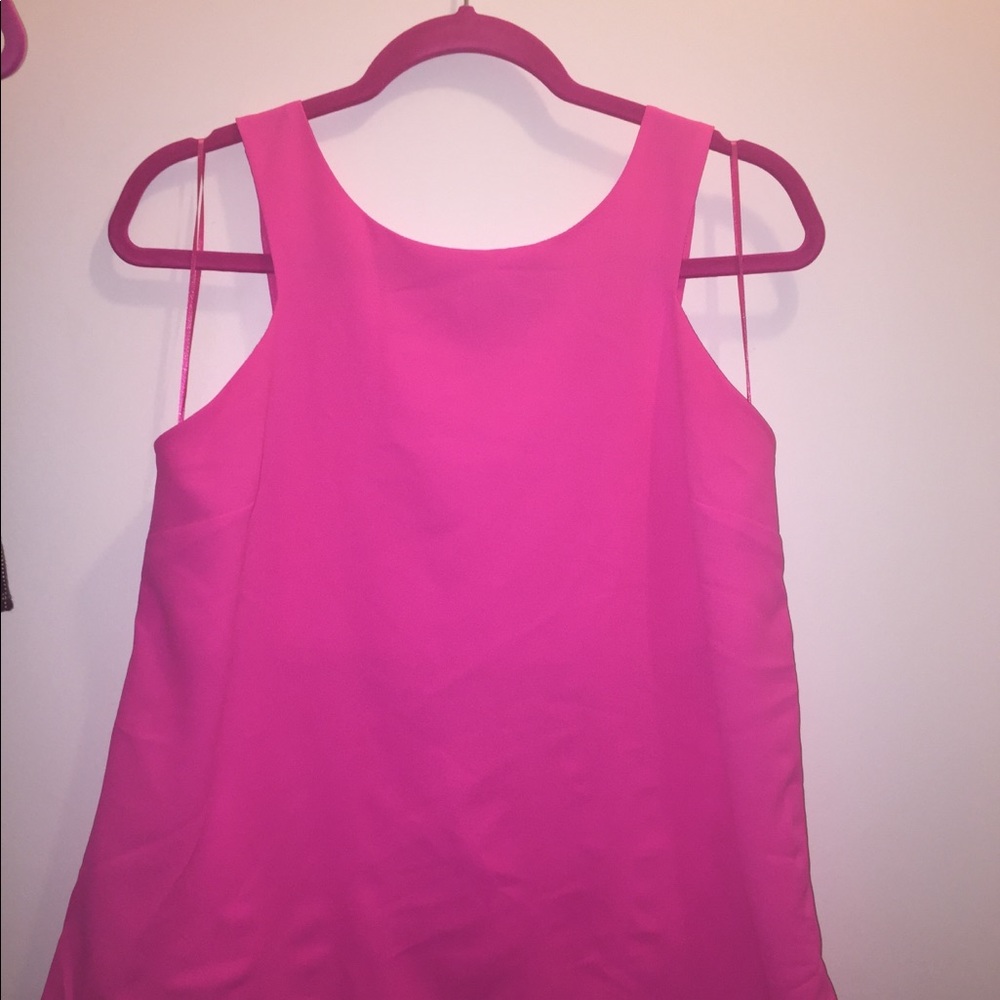 Hot pink tank top